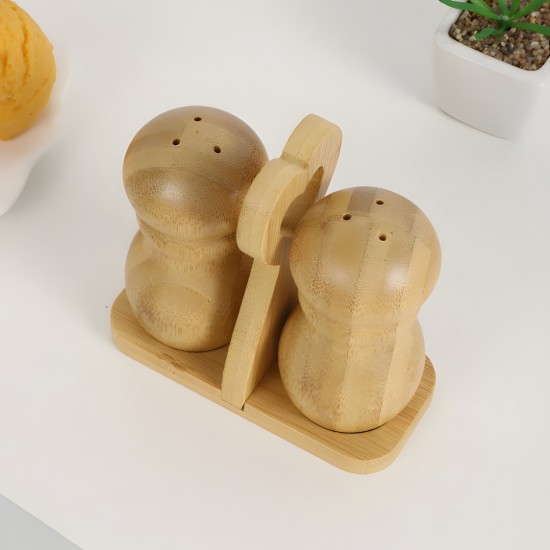 Wooden Salt Shakers Set